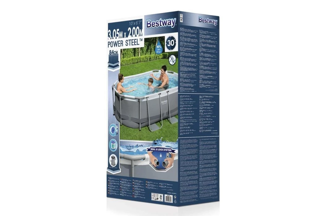 Bestway Power Steel Zwembad | 305 X 200 X 84 Cm - Afbeelding 5