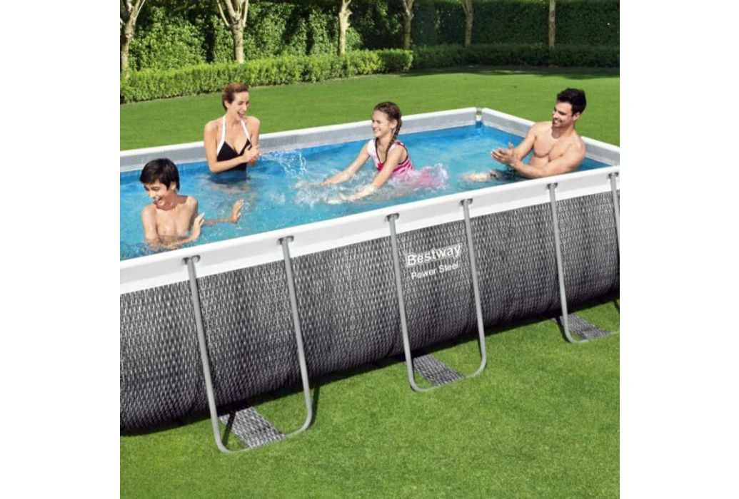 Bestway Power Steel Rotan Zwembad | 404 X 201 X 100 Cm - Afbeelding 3