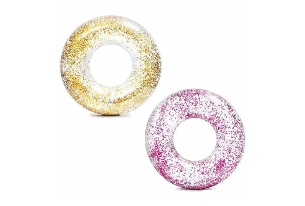 Intex Opblaasbare Gouden Glitter Zwemband - Afbeelding 2
