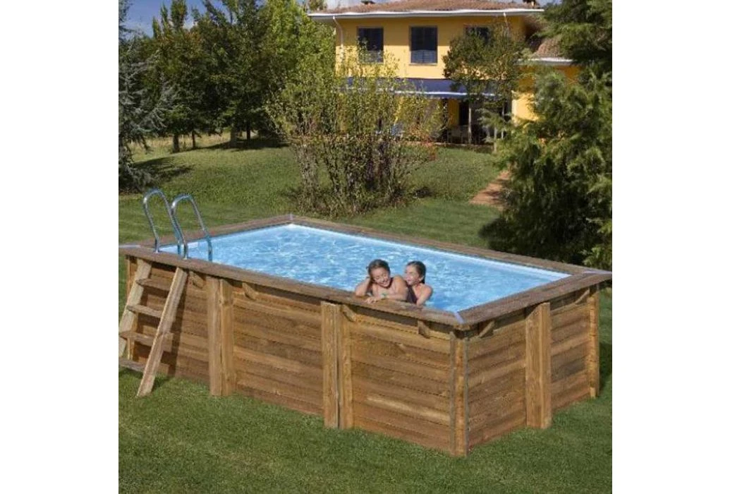 GRE Gré Houten Zwembad Loire | 400 X 250 X 119 Cm - Afbeelding 2