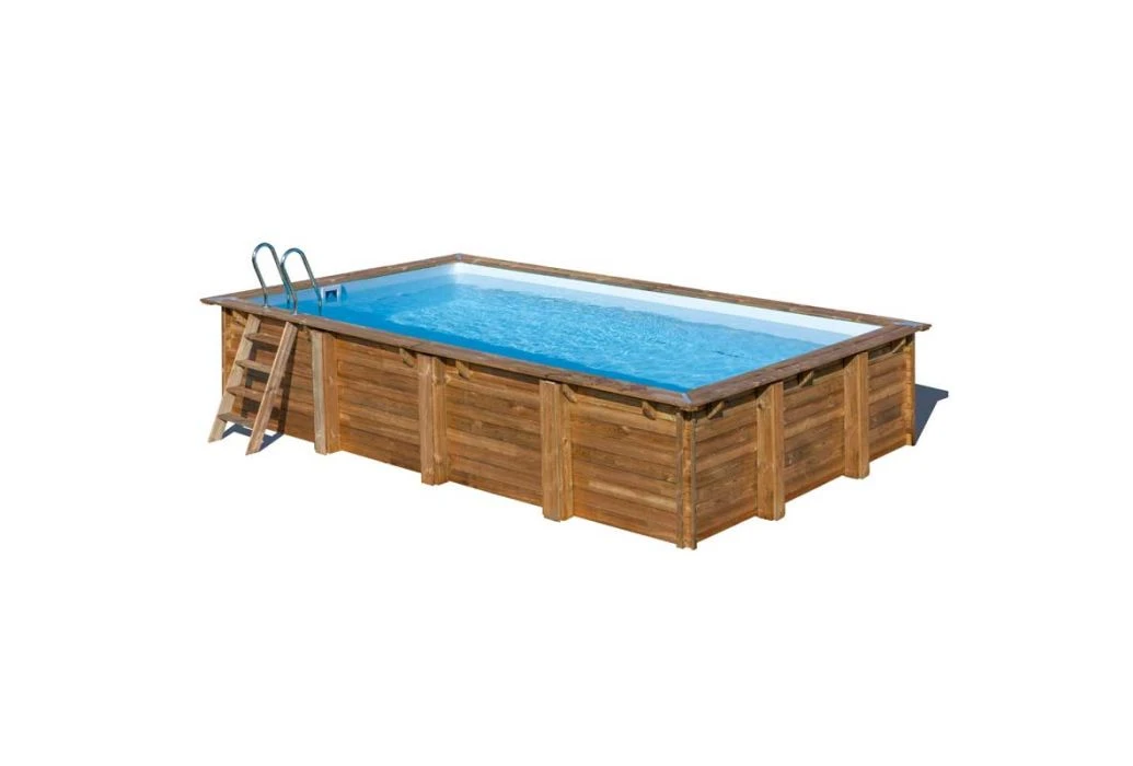 GRE Gré Houten Zwembad Loire | 620 X 420 X 133 Cm