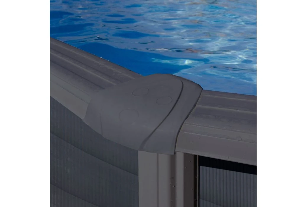 GRE Gré Stalenwand Zwembad Rond Kea | Ø 460 X 120 Cm - Afbeelding 6