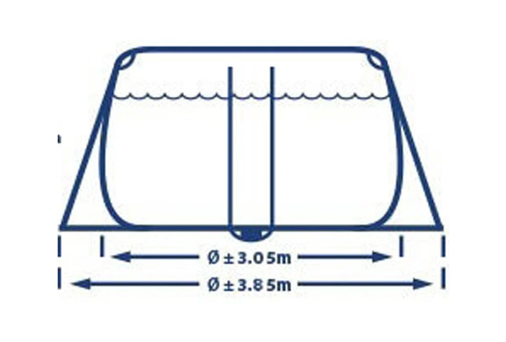 Intex Prism Frame Zwembad | 610 X 305 X 122cm Complete Set - Afbeelding 3