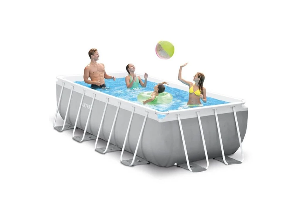 Intex Prism Frame Zwembad | 400 X 200 X 100cm Met Pomp En Trap - Afbeelding 2