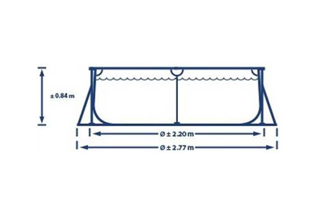 Intex Zwembad Metal Frame | 450 X 220 X 84cm - Afbeelding 2