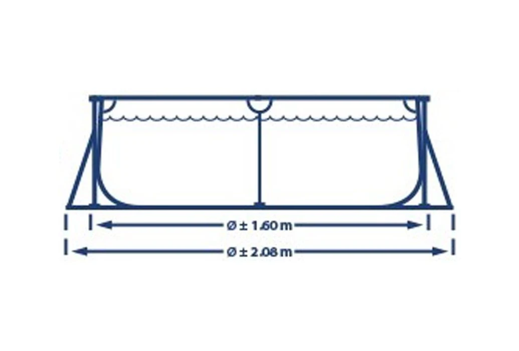 Intex Zwembad Metal Frame | 260 X 160 X 65cm - Afbeelding 4