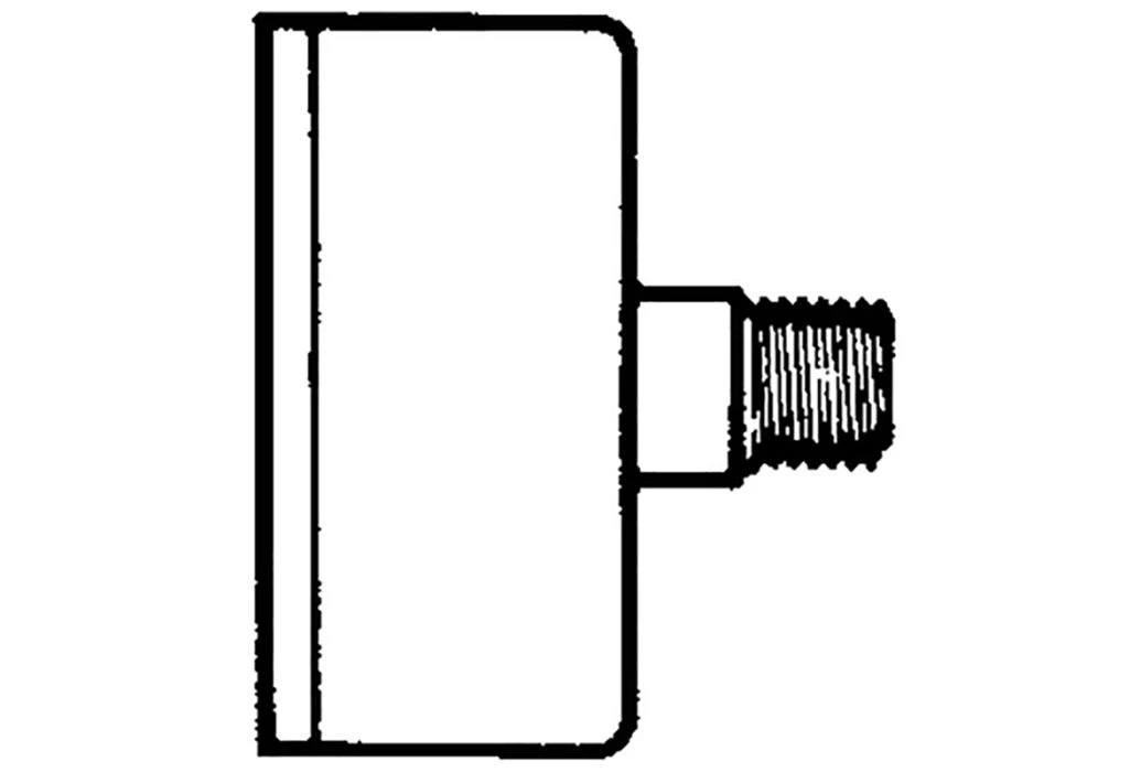 Splash-X Manometer Stalen Kast 50 Mm Achteraansluiting 1/4" - Afbeelding 2