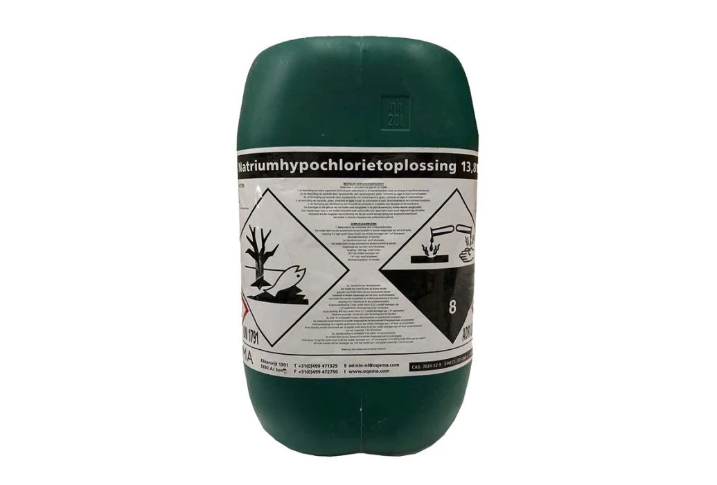 Oqema Vloeibaar Zwembadchloor 20 Liter