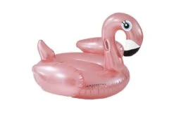Swim Essentials Rosé Gouden Flamingo Ride-on Luchtbed
