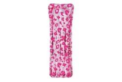 Swim Essentials Neon Roze Panterprint Luxe Luchtbed