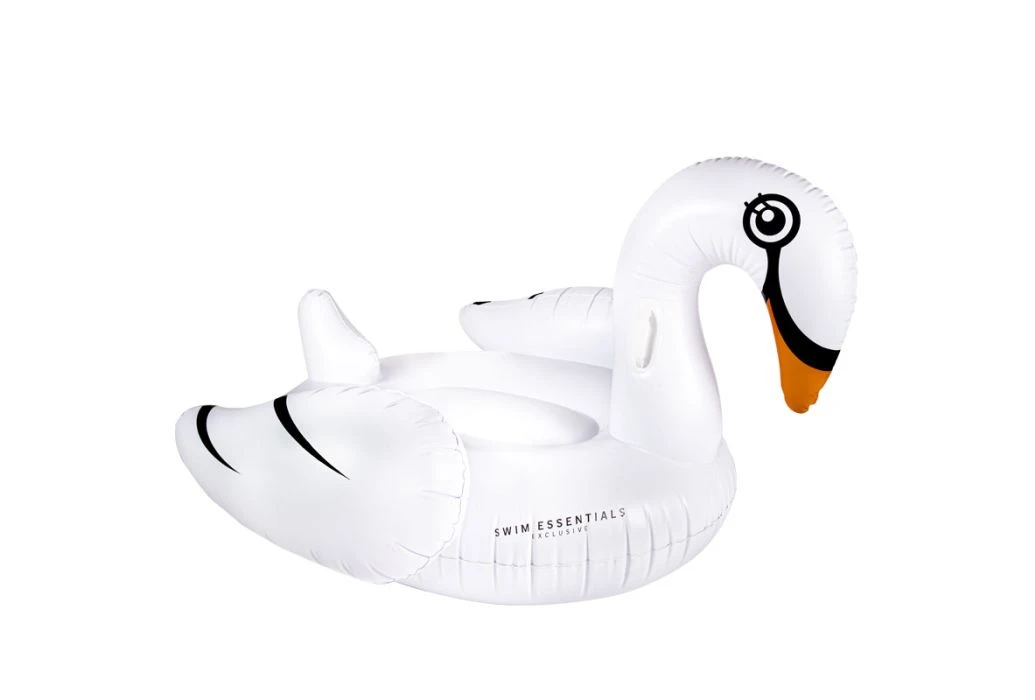 Swim Essentials Witte Zwaan Ride-on Luchtbed