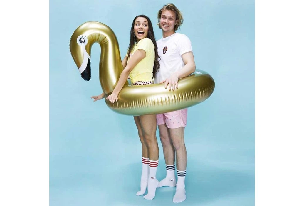 Swim Essentials Gouden Zwaan Zwemband | Ø110 Cm - Afbeelding 2