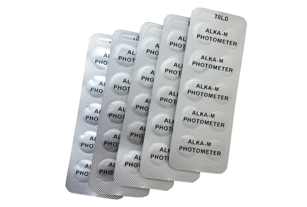 Splash-X 50 ALKA-M Tabletten Voor Fotometer
