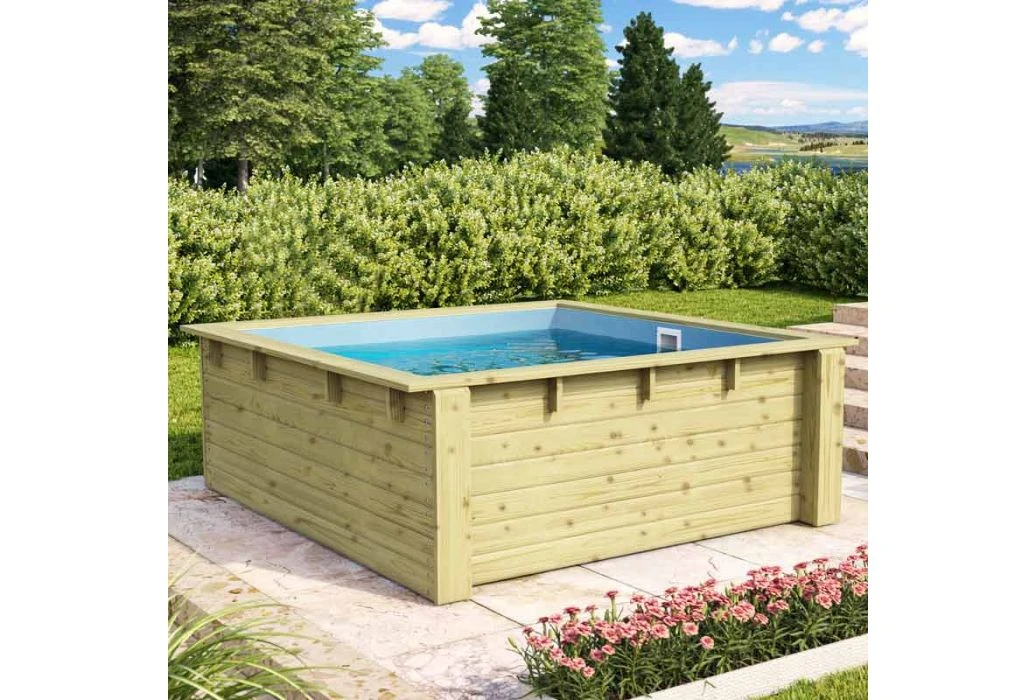 Trend Pool Houten Zwembad | 220 X 220 X 78 Cm