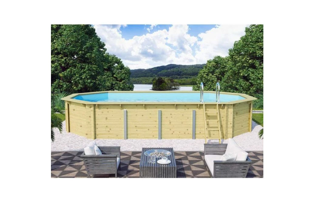 Trend Pool Houten Zwembad | 700 X 400 X 124 Cm - Afbeelding 2